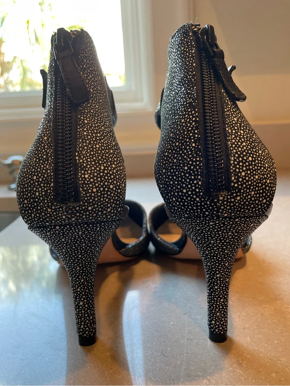 Cole Haan Pointed-Toe Pumps | Black/White
